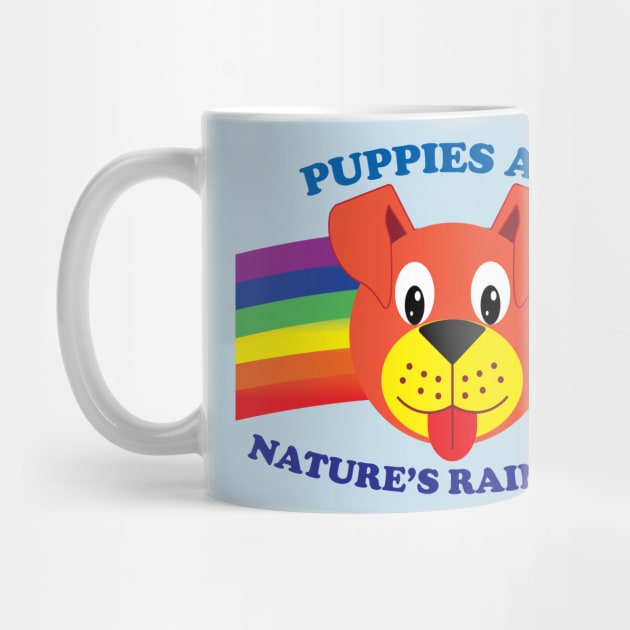 Puppies Are Nature's Rainbows No Background by AlisonDennis